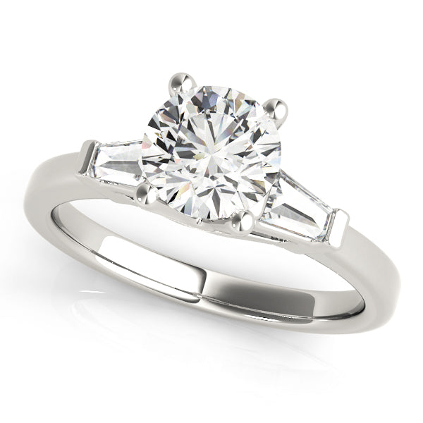 Tapered Baguette Diamond Three-Stone Engagement Ring (1/2 ct. tw.)