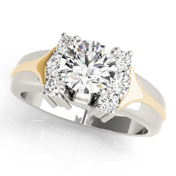 Classic Split-Shank Diamond Engagement Ring Mixed (1/3 ct. tw.)