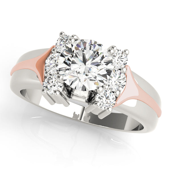 Classic Split-Shank Diamond Engagement Ring Mixed (1/3 ct. tw.)