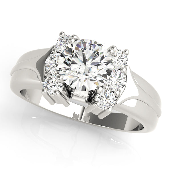 Classic Split-Shank Diamond Engagement Ring Mixed (1/3 ct. tw.)