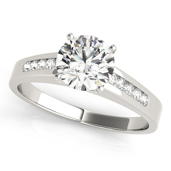 Channel-Set Diamond Engagement Ring (1/5 ct. tw.)