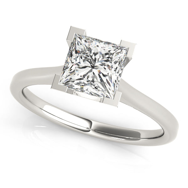 Classic Four-Prong Solitaire Diamond Engagement Ring