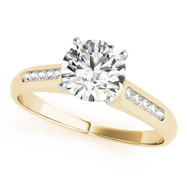 Classic Channel-Set Diamond Engagement Ring (1/10 ct. tw.)