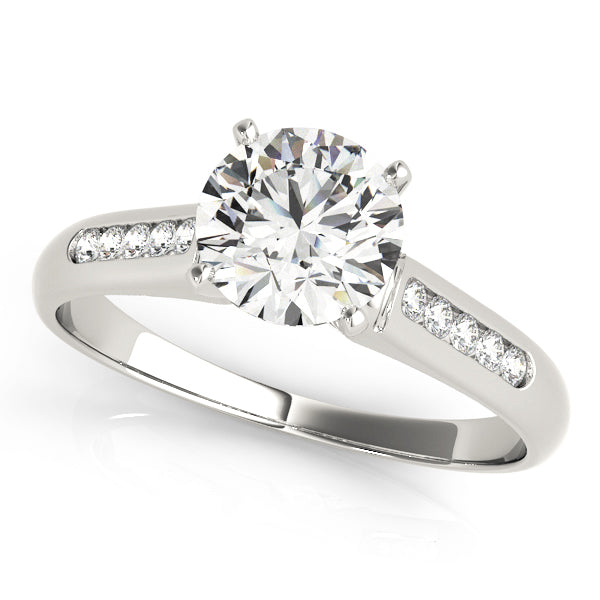 Classic Channel-Set Diamond Engagement Ring (1/10 ct. tw.)