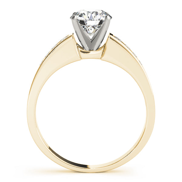 Refined Channel-Set Diamond Engagement Ring (1/4 ct. tw.)
