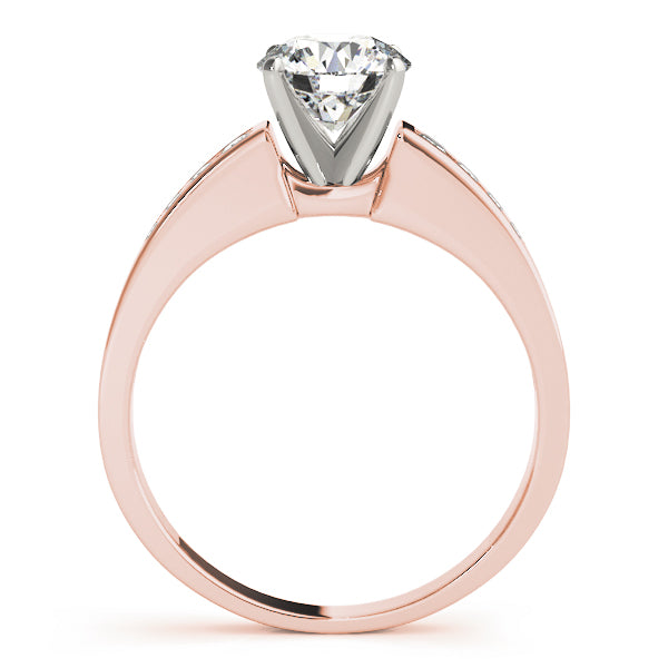 Refined Channel-Set Diamond Engagement Ring (1/4 ct. tw.)