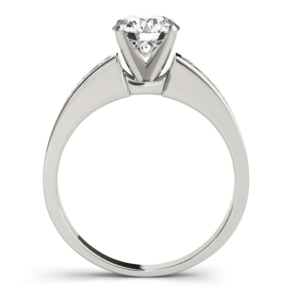 Refined Channel-Set Diamond Engagement Ring (1/4 ct. tw.)