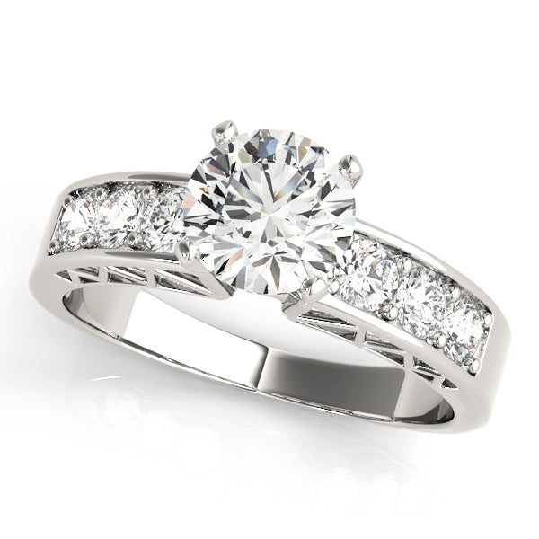Channel-Set Diamond Engagement Ring (1/2 ct. tw.)