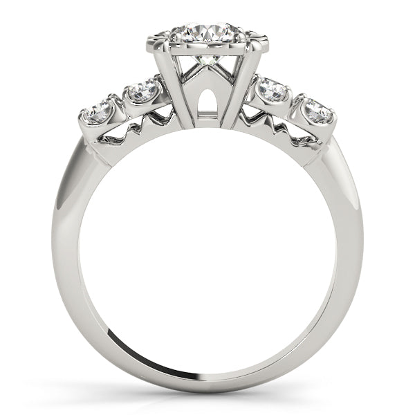 Floral Motif Diamond Engagement Ring (1/4 ct. tw.)