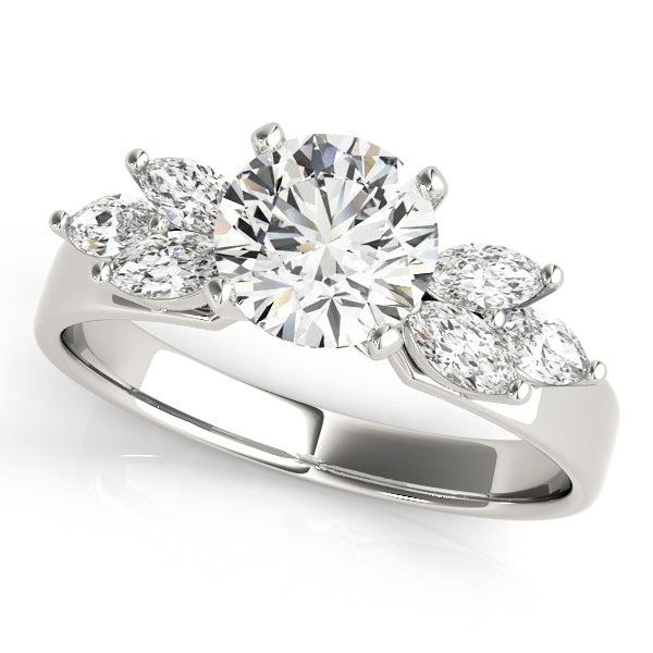 Cluster Diamond Engagement Ring (3/8 ct. tw.)