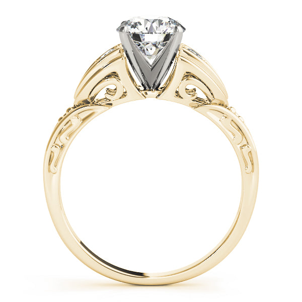 Split-Shank Pavé Diamond Engagement Ring (1/10 ct. tw.)