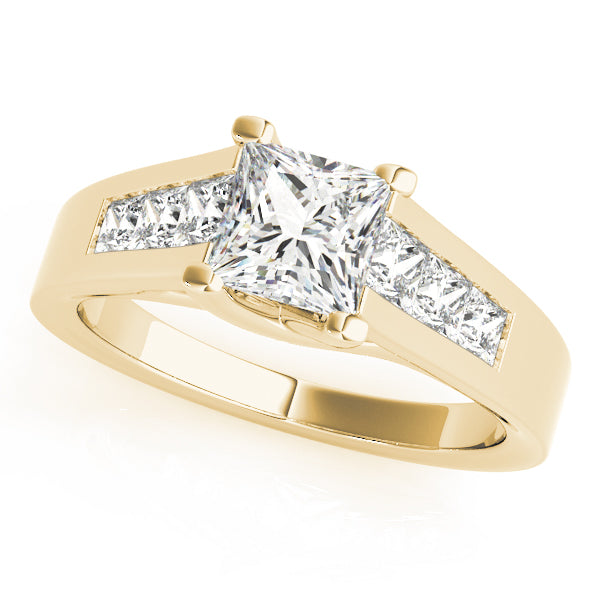 Channel-Set Princess Diamond Engagement Ring (3/4 ct. tw.)