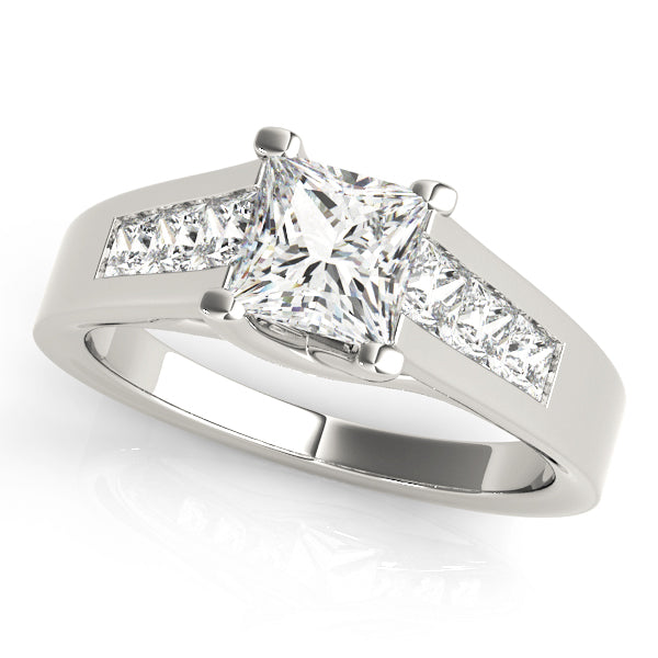 Channel-Set Princess Diamond Engagement Ring (3/4 ct. tw.)