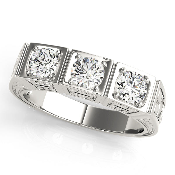 Three-Stone Diamond Ring