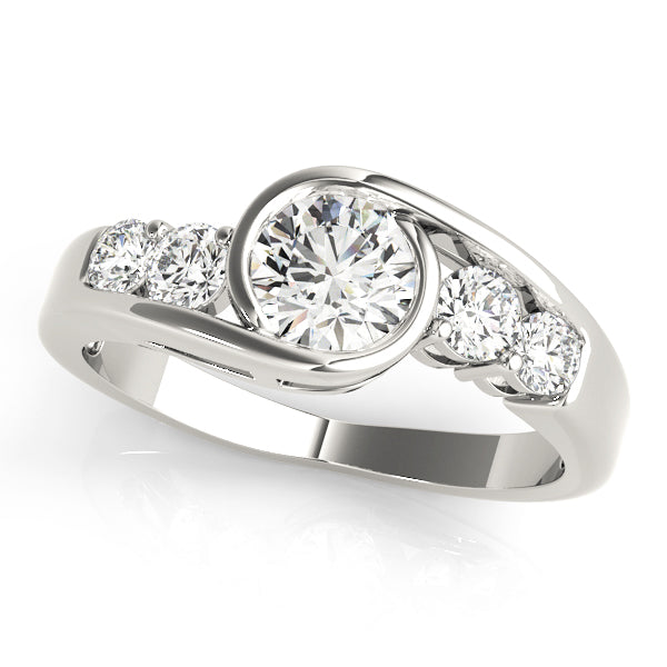 Twist Diamond Engagement Ring (1/2 ct. tw.)