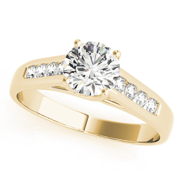 Channel-Set Diamond Engagement Ring (1/20 ct. tw.)