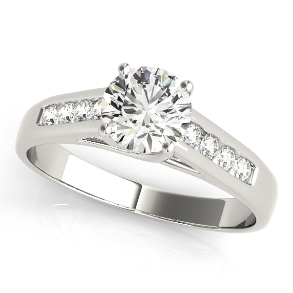 Channel-Set Diamond Engagement Ring (1/4 ct. tw.)