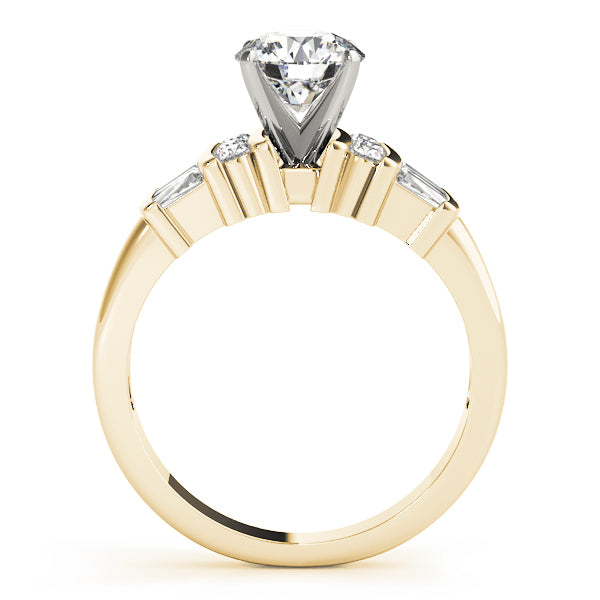 Channel-Set and Split-Shank Diamond Engagement Ring (1/2 ct. tw.)