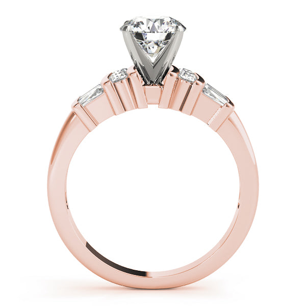 Channel-Set and Split-Shank Diamond Engagement Ring (1/2 ct. tw.)