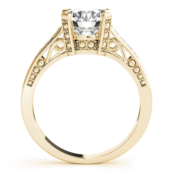 Channel-Set Diamond Engagement Ring (1/8 ct. tw.)