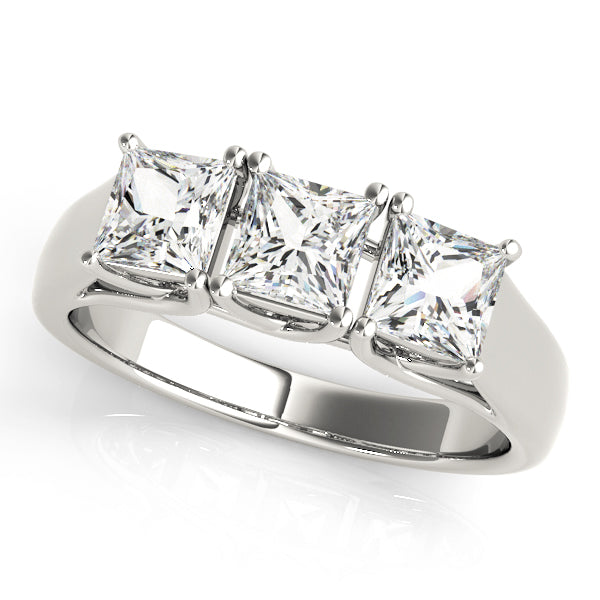 Classic Three-Stone Diamond Engagement Ring