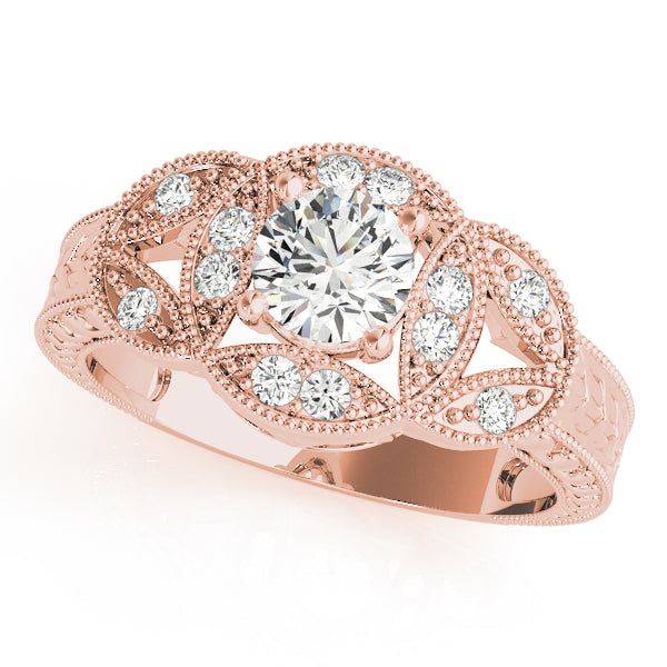 Vintage Milgrain Diamond Engagement Ring (1/5 ct. tw.)