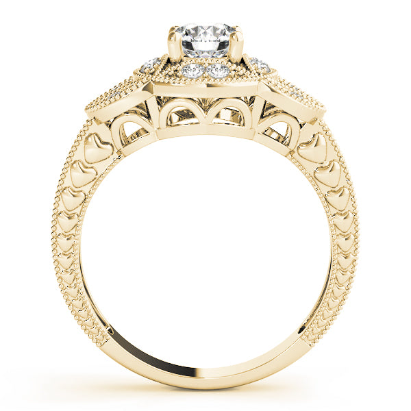 Vintage Milgrain Diamond Engagement Ring (1/5 ct. tw.)