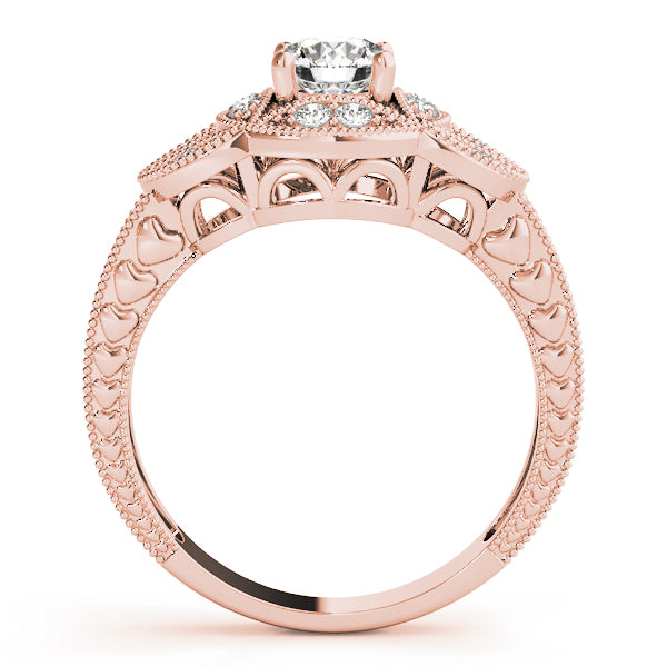 Vintage Milgrain Diamond Engagement Ring (1/5 ct. tw.)