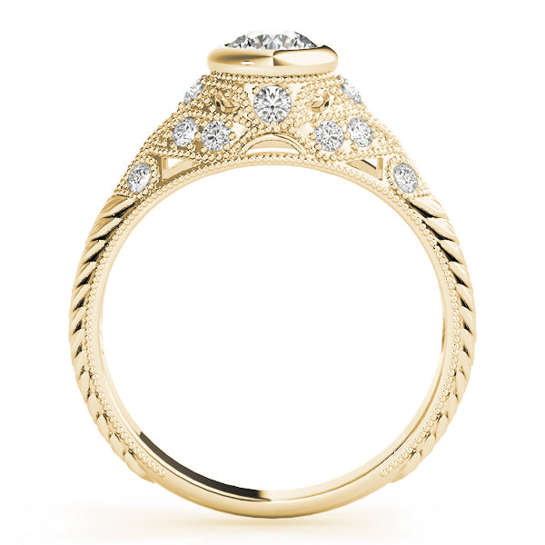 Vintage Milgrain Diamond Engagement Ring (1/4 ct. tw.)