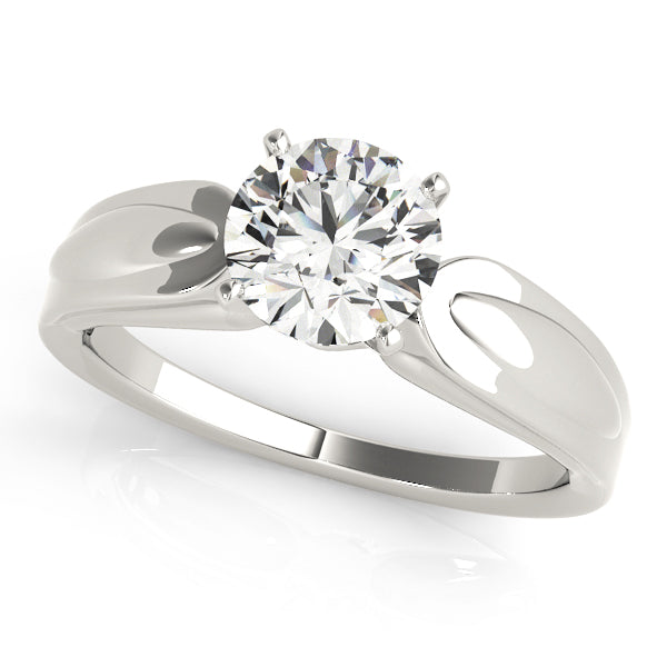 Classic Simple Solitaire Diamond Engagement Ring
