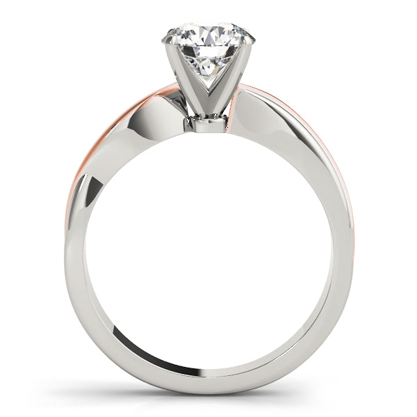 Twist Diamond Engagement Ring