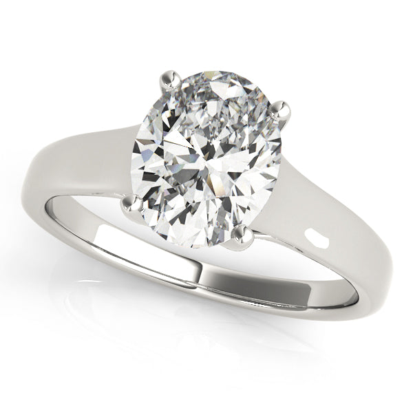 Classic Four-Prong Solitaire Diamond Engagement Ring