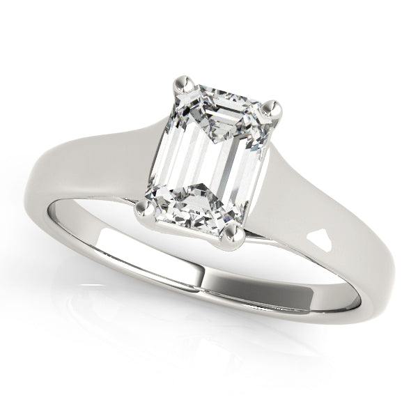 Classic Four-Prong Solitaire Diamond Engagement Ring
