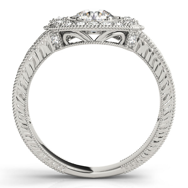 Vintage Halo Diamond Engagement Ring (1/3 ct. tw.)