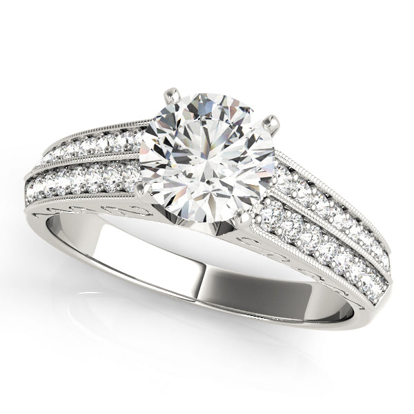 Pavé Diamond Engagement Ring (1/4 ct. tw.)