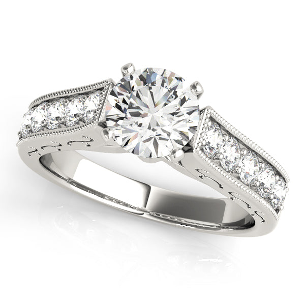Channel-Set Diamond Engagement Ring (1/3 ct. tw.)