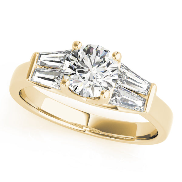 Tapered Baguette Diamond Engagement Ring (1/2 ct. tw.)
