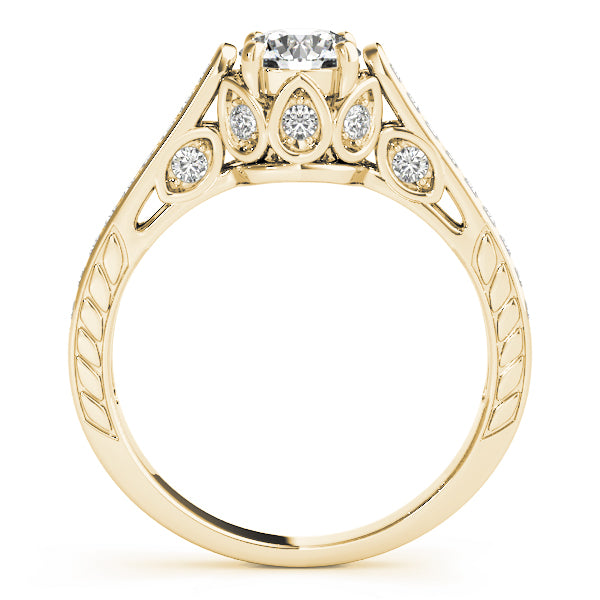 Channel-Set Diamond Split Shank Engagement Ring (1 1/2 ct. tw.)
