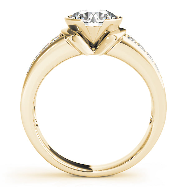 Channel-Set Diamond Engagement Ring (1/8 ct. tw.)