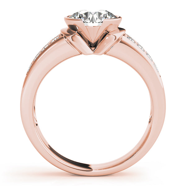 Channel-Set Diamond Engagement Ring (1/8 ct. tw.)