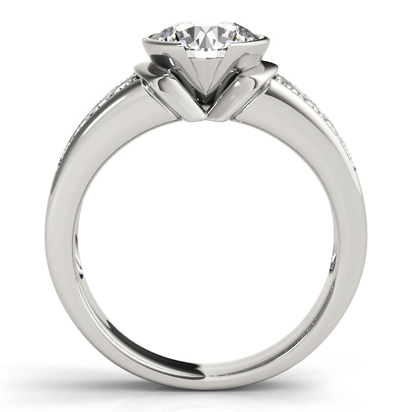 Channel-Set Diamond Engagement Ring (1/8 ct. tw.)