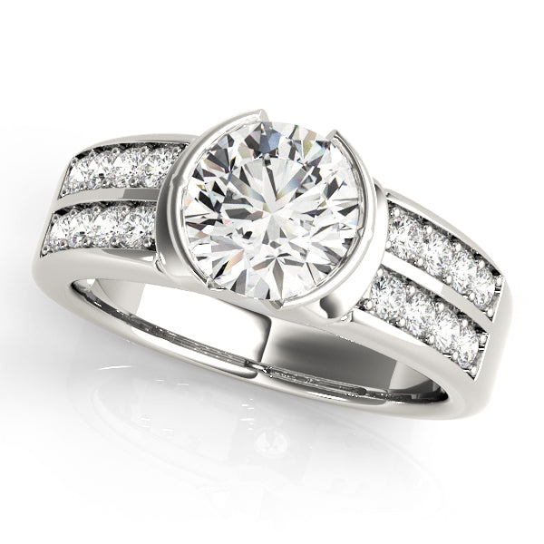 Channel-Set Diamond Engagement Ring (1/4 ct. tw.)