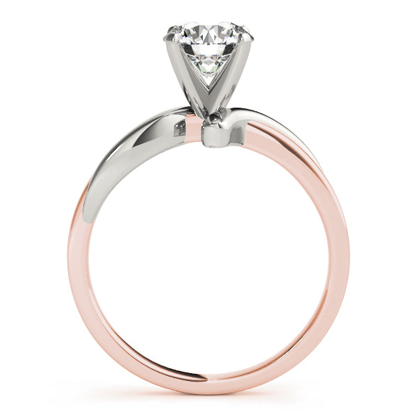 Classic Bypass Solitaire Engagement Ring