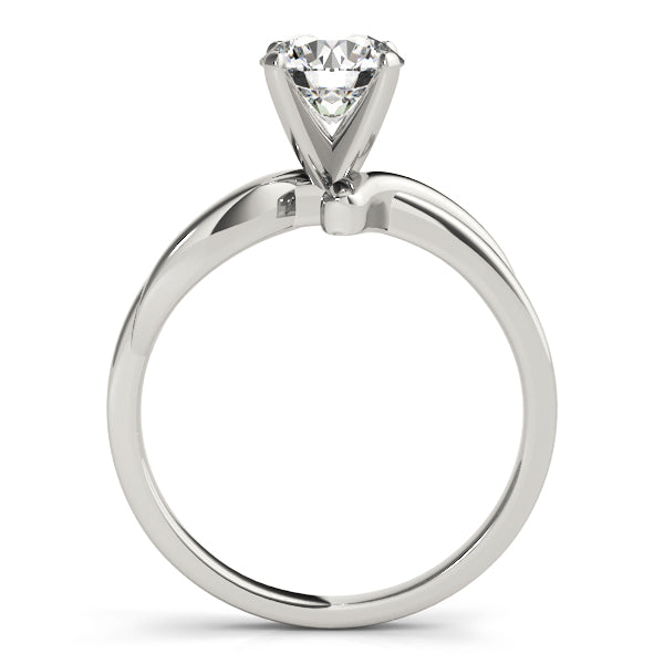 Classic Bypass Solitaire Engagement Ring