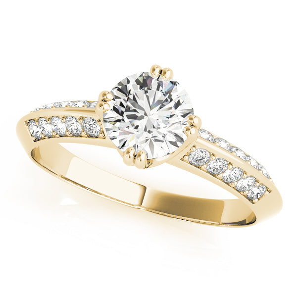 Channel-Set Diamond Engagement Ring (1/2 ct. tw.)
