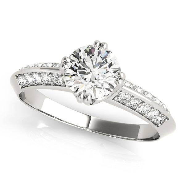 Channel-Set Diamond Engagement Ring (1/4 ct. tw.)