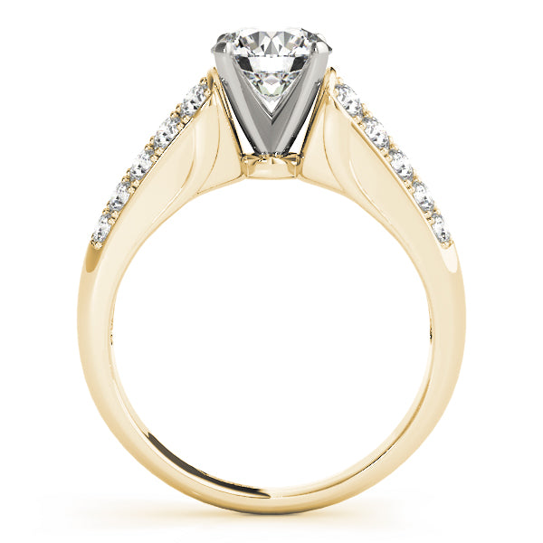 Double-Row Pavé Diamond Engagement Ring (3/8 ct. tw.)