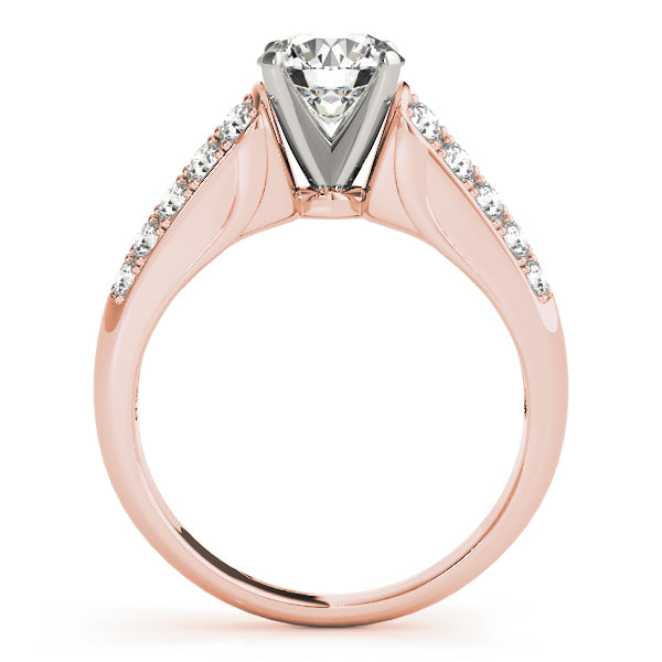 Double-Row Pavé Diamond Engagement Ring (3/8 ct. tw.)