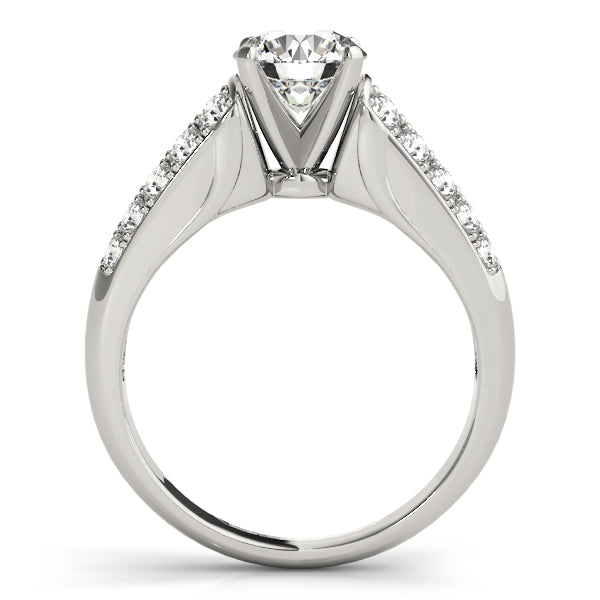 Double-Row Pavé Diamond Engagement Ring (3/8 ct. tw.)
