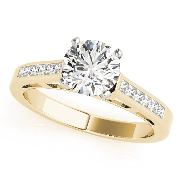 Channel-Set Diamond Engagement Ring (1/5 ct. tw.)